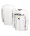 Men's White West Virginia Mountaineers On Court Long Sleeve T-shirt $23.00 T-Shirts