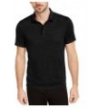 Men's AlfaTech Stretch Solid Polo Shirt Black $15.00 Polo Shirts